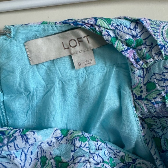 Flowy cross neck midi dress from LOFT - Picture 2 of 4